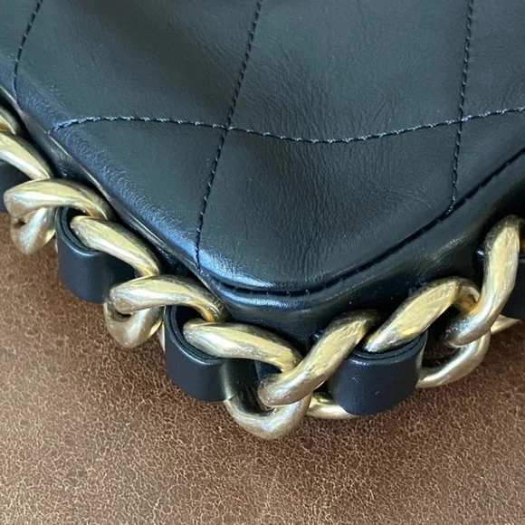 *SOLD* Chanel Framing Chain Flap Bag Quilted Calfskin Small - Picture 14 of 15